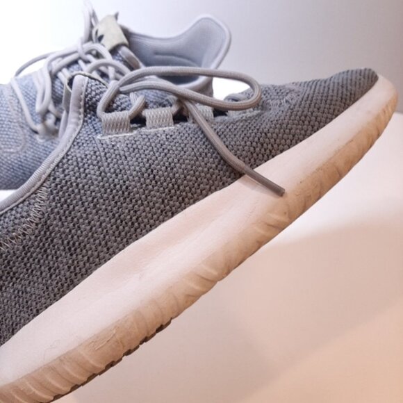Adidas Tubular Shadow Running Shoes Chalk Grey Trainers Athletic Sneakers Size 6 - Picture 13 of 16